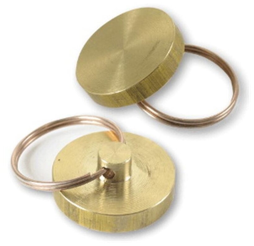 фото Печать металлическая Комус D 24 мм, латунь