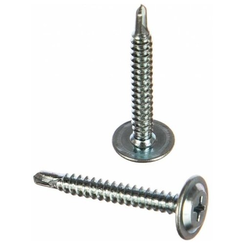 Саморез для металла с прессшайбой ЦКИ 4.2х32 сверлоконечный Ц профи 250 шт. 48776