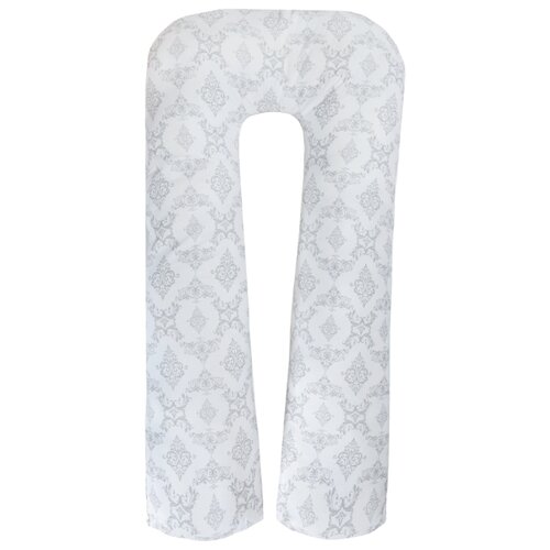 фото Наволочка к подушке для беременных amarobaby u-образная 340х35 (дамаск серый)
