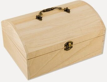 Изображение товара Mr. Carving BB-031 Заготовка для декорирования деревянная коробка 25x18x13 см сундук