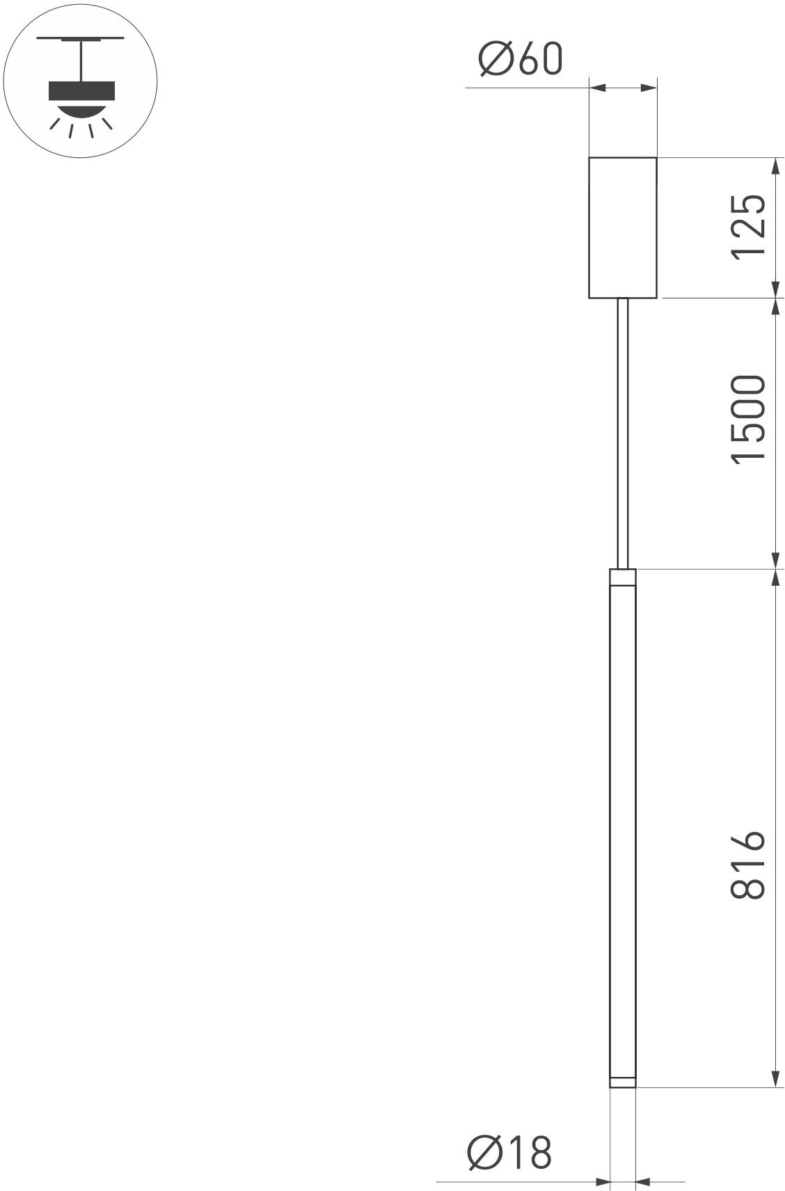 Светильник SP-JEDI-HANG-R18-10W Day4000 (WH, 360 deg, 230V) (Arlight, IP20 Пластик, 3 года) - фотография № 4