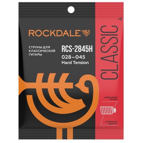 Струны для классической гитары Rockdale RCS-2845H 28-45 струны для классической гитары стандартное натяжение rockdale pro 28 43