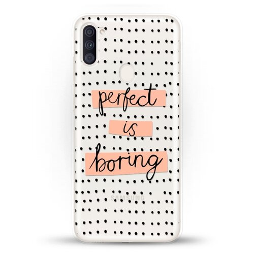 фото Силиконовый чехол boring perfect на samsung galaxy a11 andy & paul