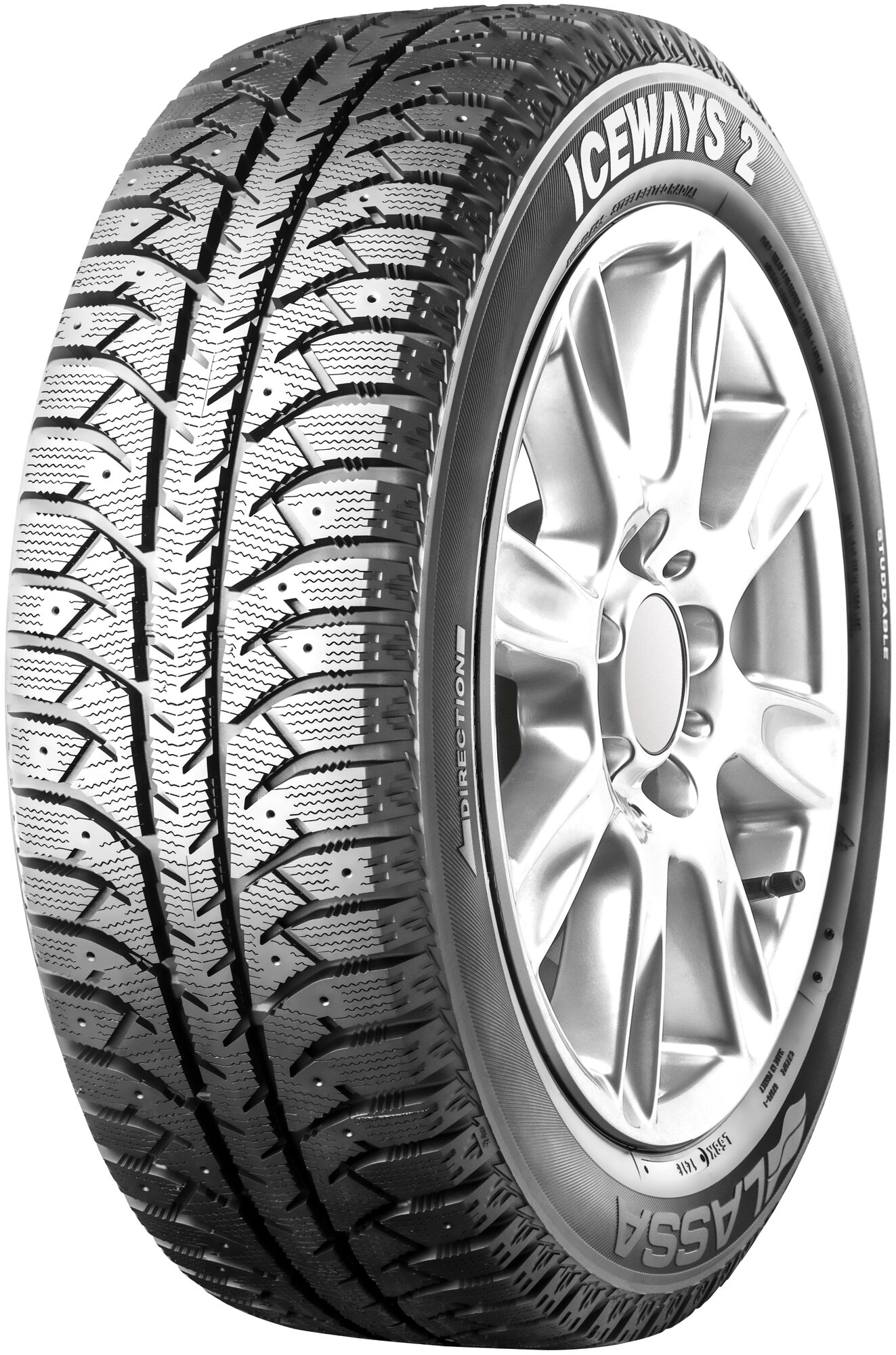 Автомобильная шина Lassa Iceways 2 195/65R15 91T шип.