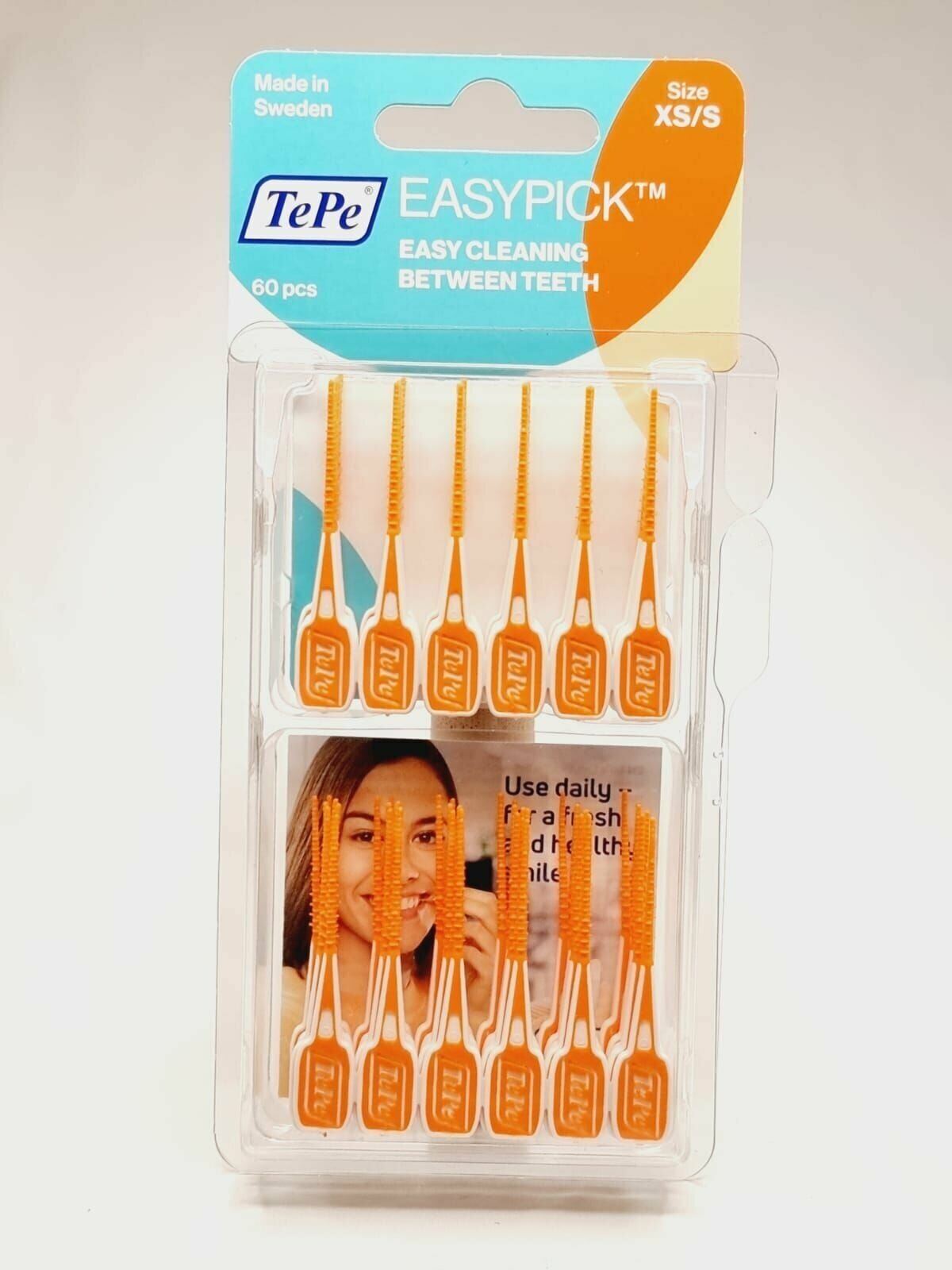 Межзубные ершики TePe EasyPick XS/S 60 шт. оранжевые