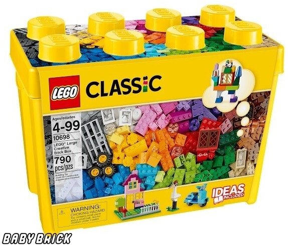 Конструктор LEGO Classic Набор для творчества большого размера (LEGO 10698)