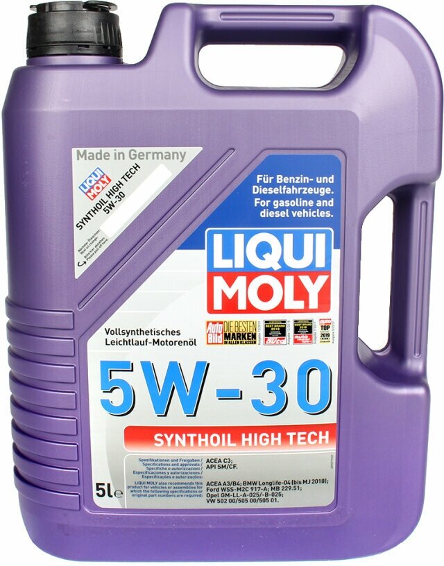 Масло моторное LIQUI MOLY Synthoil High Tech 5W30 5л