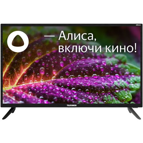 32 Телевизор TELEFUNKEN TF-LED32S14T2S 2022 LED на платформе ЯндексТВ черный 2117900₽