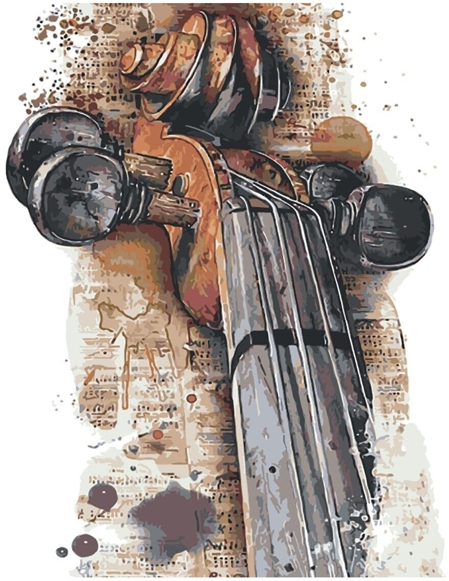 Картина по номерам Скрипка 40х50 см Hobby Home