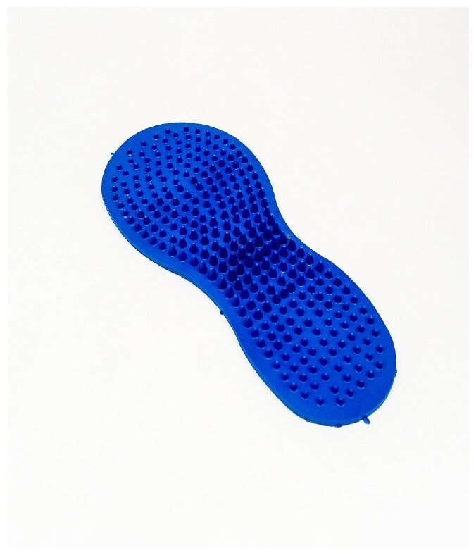 Следочки с шипами массажные детские спортивные ортопедические синие И06037. Следки с шипами 230*100 мм (пара) - фотография № 2