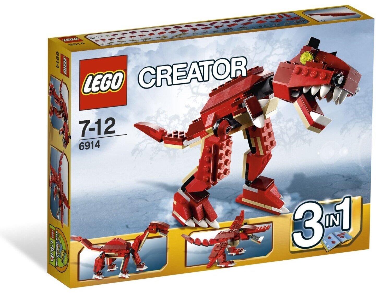 Конструктор LEGO Creator 6914 Динозавр хищник