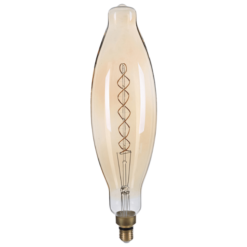 фото Лампа светодиодная hiper hiper led vintage filament flexible bt120 8w 570lm e27 120420 1800k amber