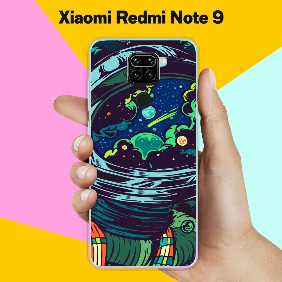 Силиконовый чехол на Xiaomi Redmi Note 9 Астронавт 60 / для Сяоми Редми Ноут 9