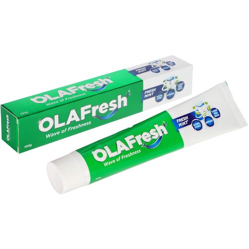 Зубная паста OLAFresh Fresh Mint Toothpaste, 100 мл зубная паста extra fresh свежесть дыхания и осветление эмали 100мл