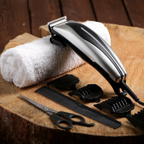 Машинка для стрижки Luazon LTRI-12 15 Вт 361012 мм 220 В серебристая 111100₽