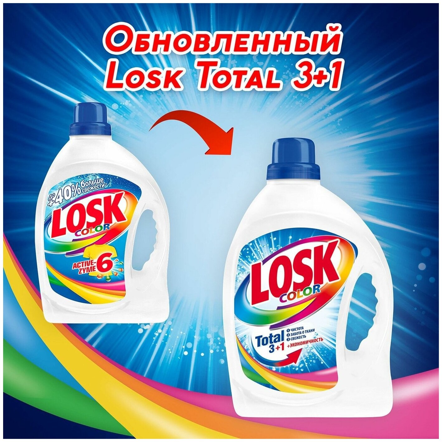 Средство для стирки Losk Color 1.3л Henkel - фото №19