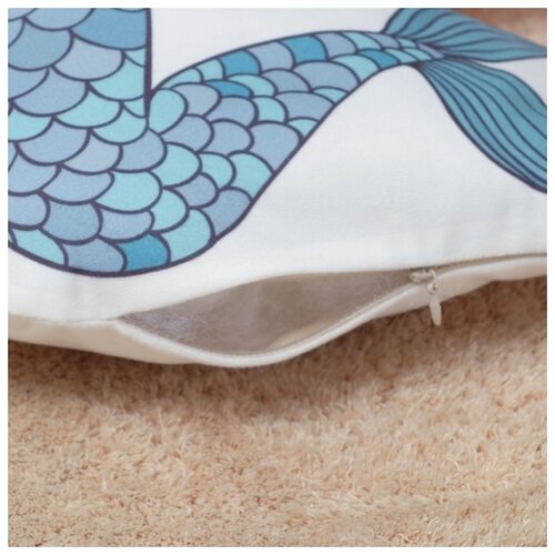 фото Подушка декоративная крошка я "русалка", 33*48 см