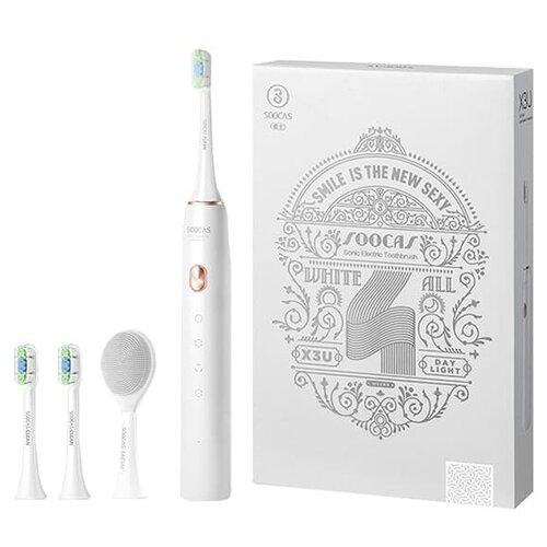 Электрическая зубная щетка SOOCAS X3U в подарочной упаковке (белый)