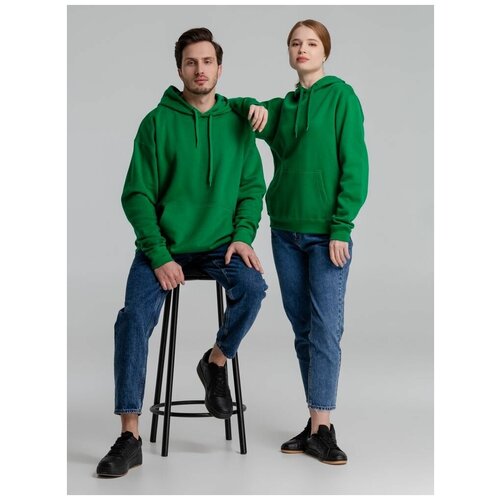 фото Худи sol's, размер 56, зеленый