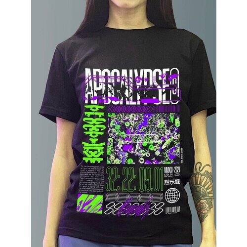 фото Футболка minimal trend, размер 3xl, черный