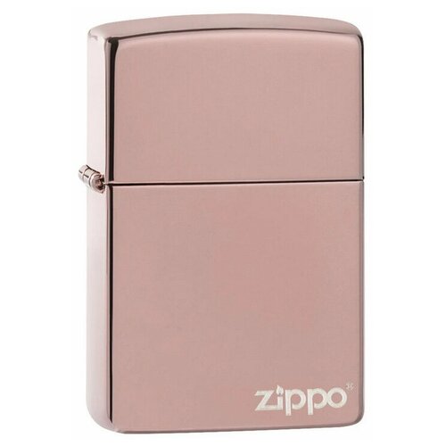 Зажигалка ZIPPO Classic с покрытием High Polish Rose Gold, латунь/сталь, розовое золото, 38x13x57 мм