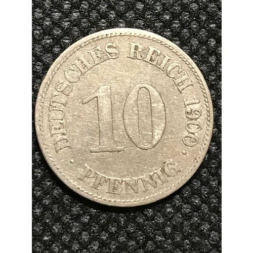 Монета Германия 10 пфеннигов 1900 год 2-2 монета германия 10 пфеннигов 1900 год 2 2