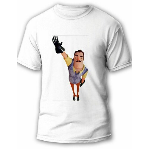 фото Футболка, размер l, белый будь на стиле