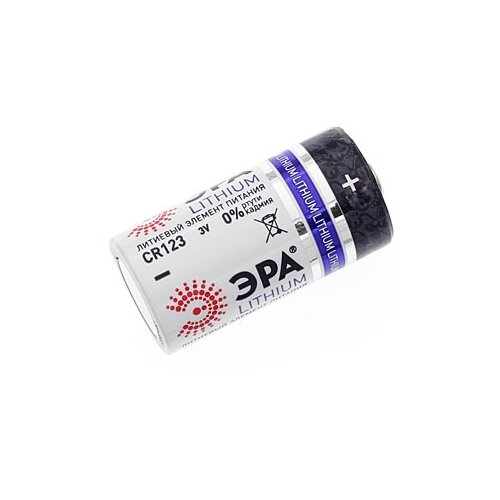 Батарейка ЭРА CR123, в упаковке: 1 шт. батарейка energizer cr123 в упаковке 1 шт