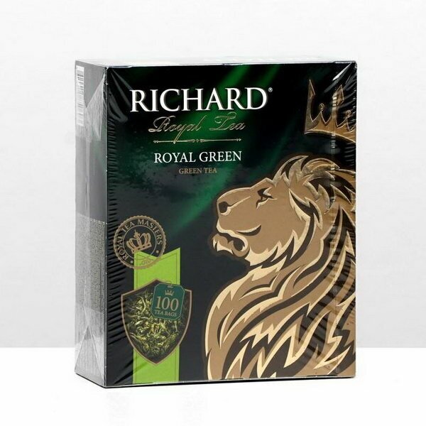 Чай зеленый Richard Royal Green 100*2г Май-Фудс - фото №11