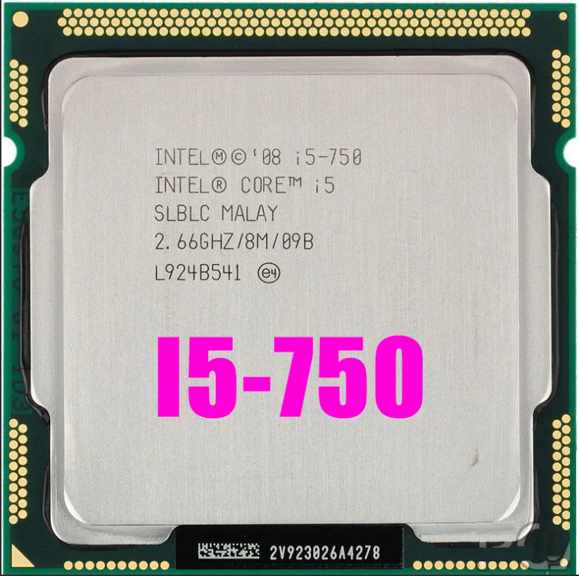 Процессор Intel Core i5 750 сокет 1156 4 ядра до 3,2 ГГц 95 Вт OEM