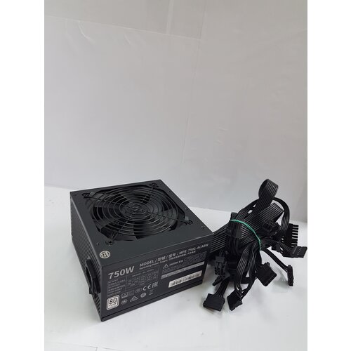 Блок питания Cooler Master 750W ATX (24+8+2x4+2x6/8пин)