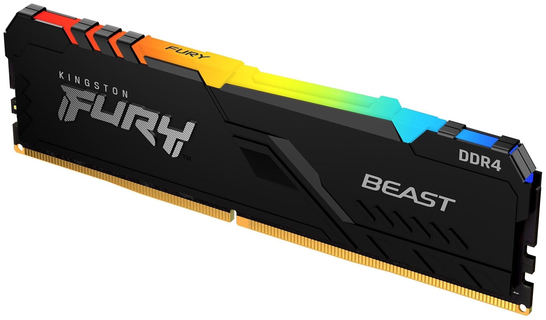 Память DDR4 32Gb 3200MHz Kingston KF432C16BBA/32 Fury Beast RGB RTL PC4-25600 CL16 DIMM 288-pin 1.35В dual rank с радиатором Ret