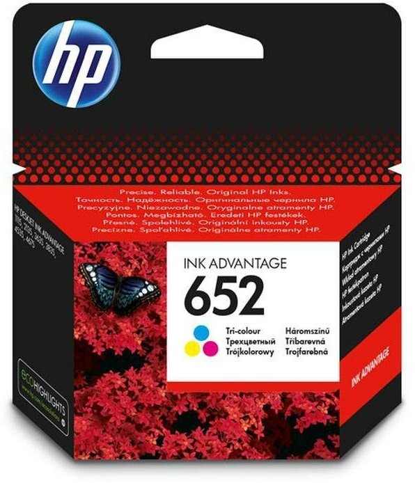 Картридж струйный HP 652 цветной