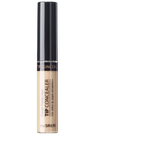 The Saem Консилер Cover Perfection Tip Concealer, оттенок 1.75 Middle Beige the saem консилер cover perfection tip concealer оттенок 0 5 ice beige