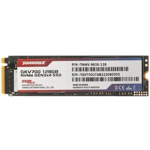 Твердотельный накопитель Tammuz 128 ГБ M2 TGV70128S63 204400₽