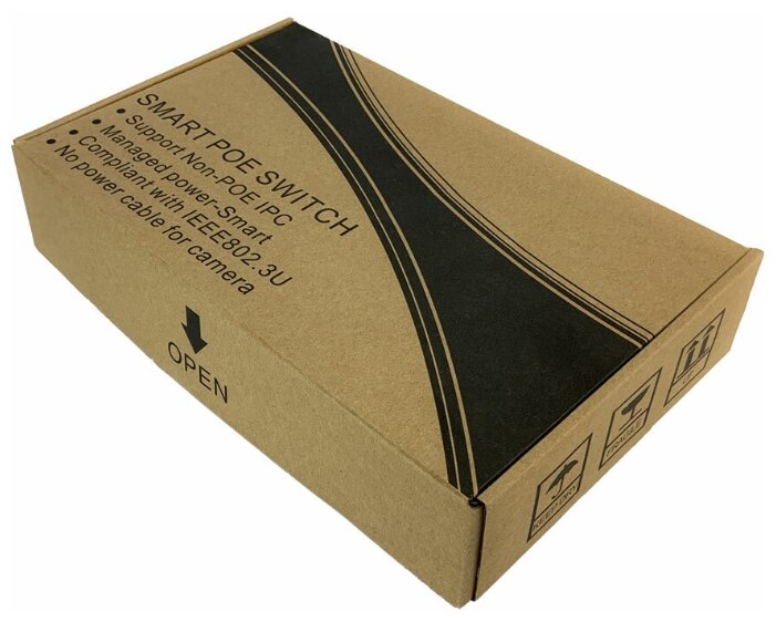 PoE коммутатор для IP видеокамер POE-X1010B 8 портов