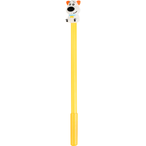 Ручка шариковая юнландия Собачка 0,7мм, с топпером, синий Арт. 143807