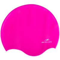 Шапочка для плавания 25DEGREES Diva Pink 25D21007J, силикон, подростковый, для длинных волос