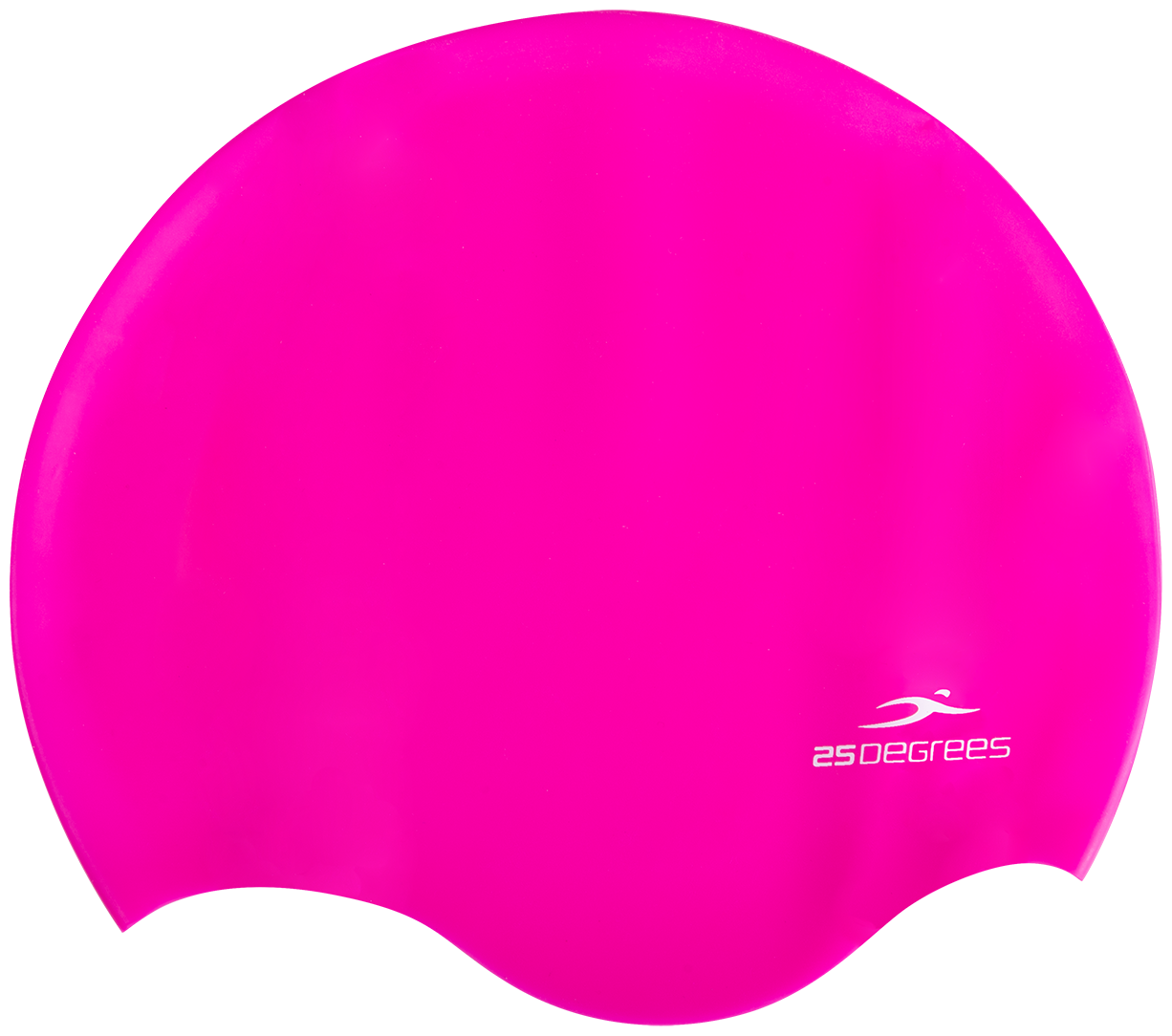 Шапочка для плавания 25DEGREES Diva Pink 25D21007J, силикон, подростковый, для длинных волос