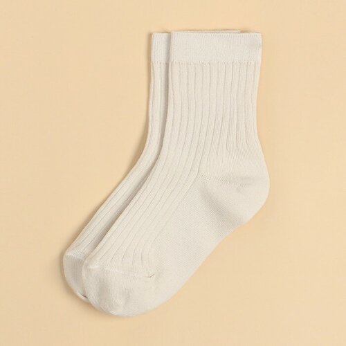 Носки Kaftan размер 24/26, белый носки детские kaftan единорог р р 14 16 см фуксия 9258974