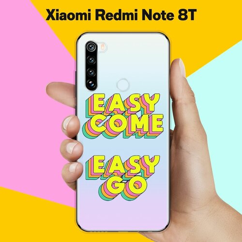 Силиконовый чехол Easy go на Xiaomi Redmi Note 8T чехол книжка на xiaomi redmi note 8t сяоми редми ноут 8т с 3d принтом go sleep w черный