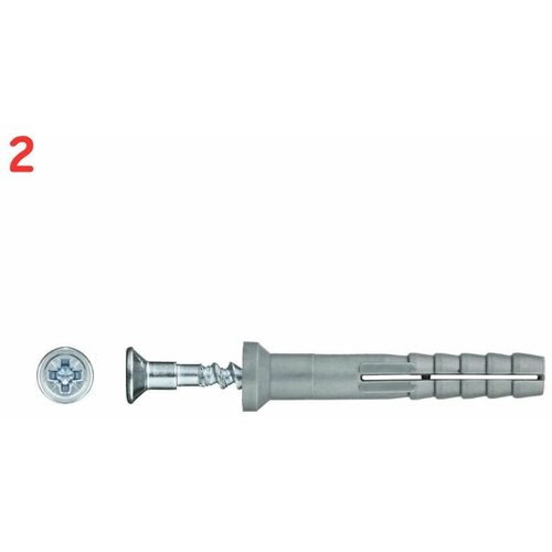 Дюбель-гвоздь SM-L потайной 6х40 мм 10 шт (2 шт.)