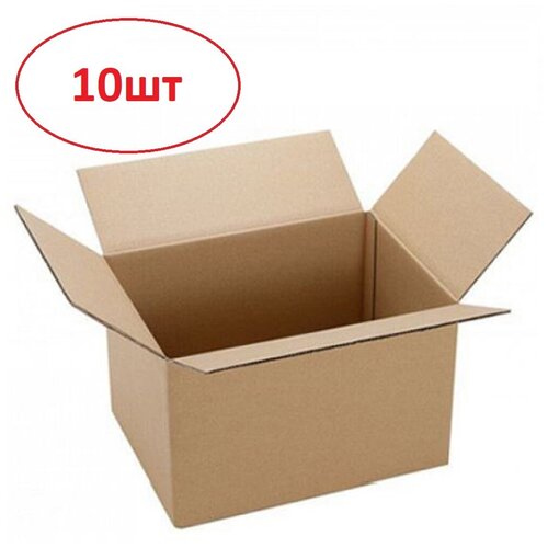 Картонная коробка 38 х 23 х 27см 10 шт. У для хранения и переезда, маркетплейсов.