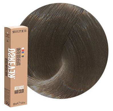 Selective, Крем-краска Reverso Hair Color 7.1 Блондин пепельный, 100 мл