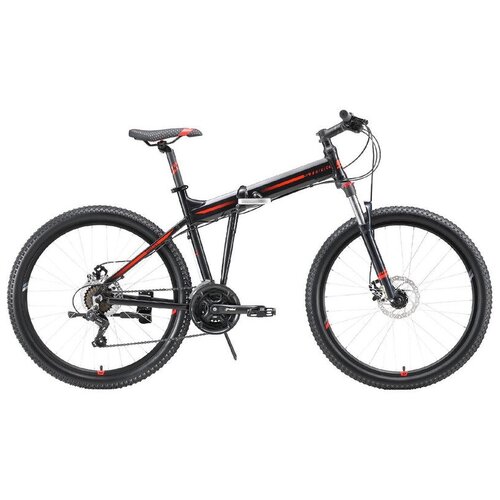 складной велосипед stark cobra 27 2 d год 2023 цвет черный серебристый ростовка 18 Складной велосипед Stark Cobra 26.2 D, год 2023, цвет Черный-Красный, ростовка 18