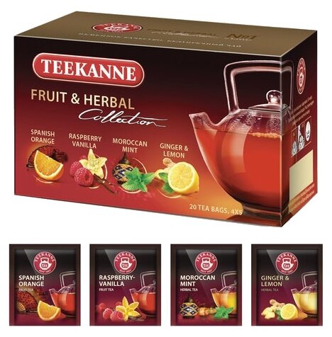Чай фруктовый ассорти Teekanne Fruit tea collection, 20*2 г - фотография № 2