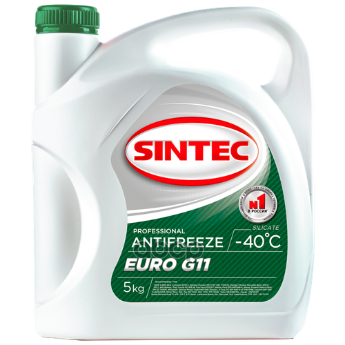 Антифриз Sintec Euro G11 Зеленый Акция 5л SINTEC арт. 800523