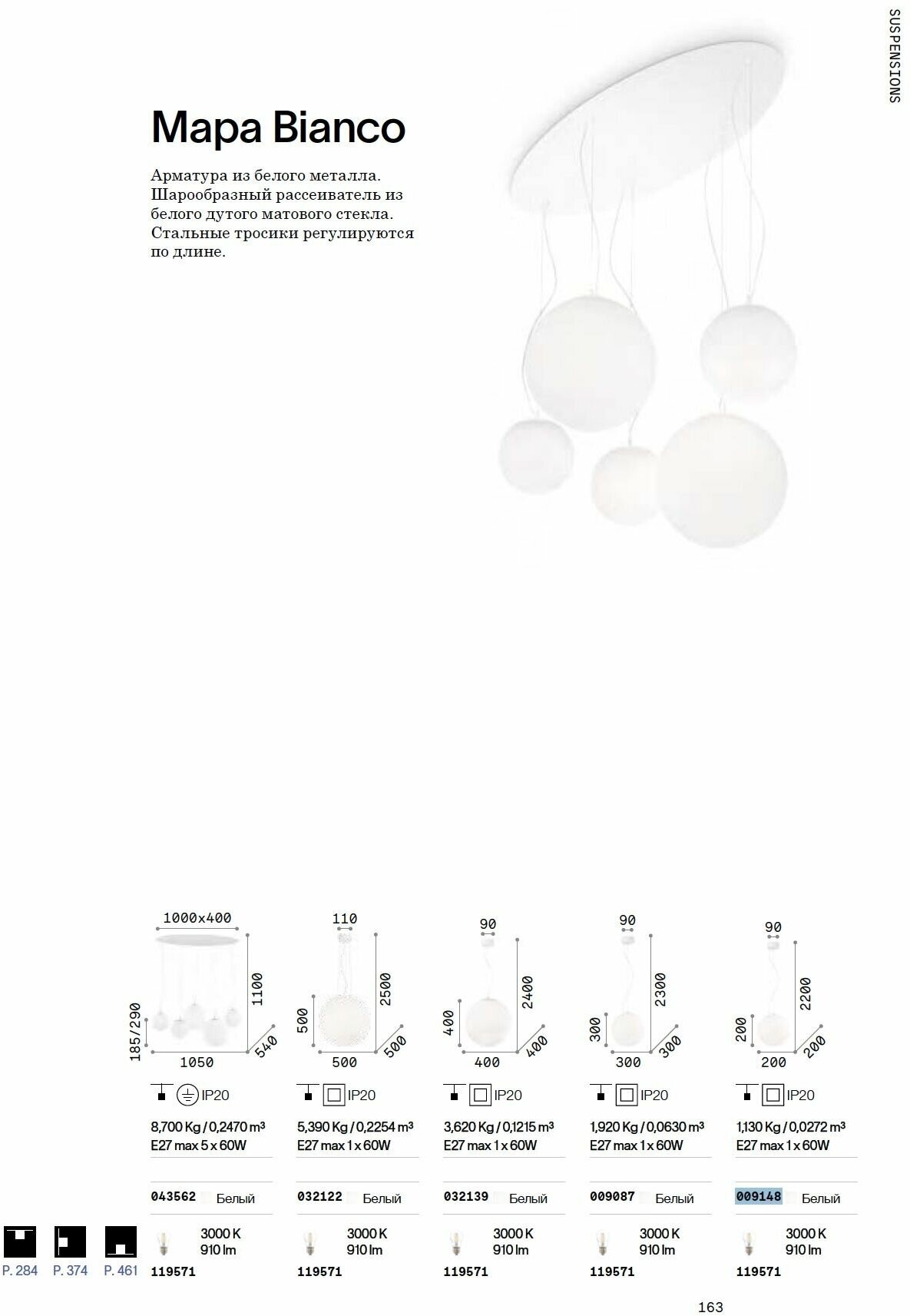 Светильник настенно-потолочный ideal lux Mapa AP1 D15 15Вт IP20 G9 230В Белый Стекло/Металл 059808. - фотография № 12