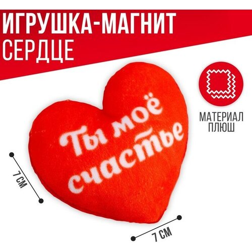 Магнит «Ты мое счастье», сердце