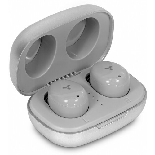 Наушники с микрофоном Bluetooth Accesstyle Grain беспроводные, вкладыши, TWS, серый